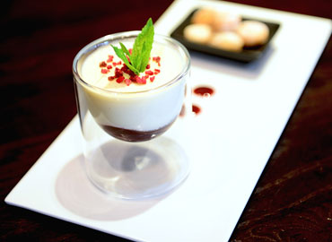 Raspberry Panacotta