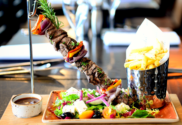 Moda's Signature dish Filleto Spiedino